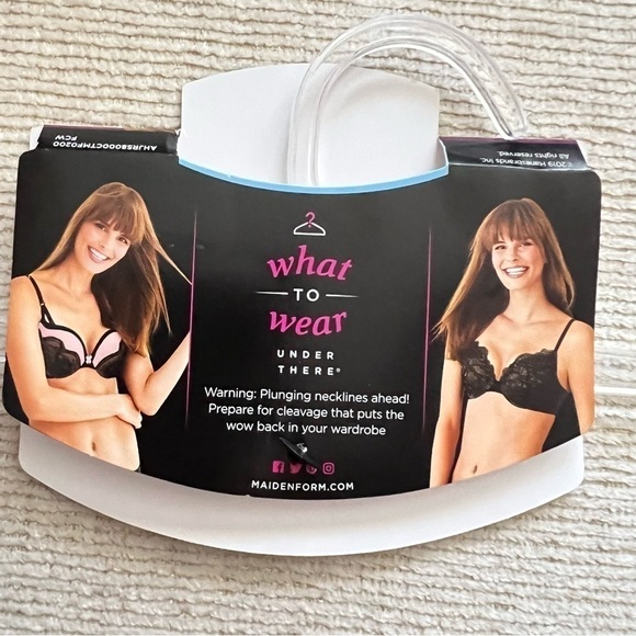 NEW-MAIDENFORM Love The Lift Underwire Demi, Smoothing Lace-Trim Push Up Bra 36C - Picture 11 of 15